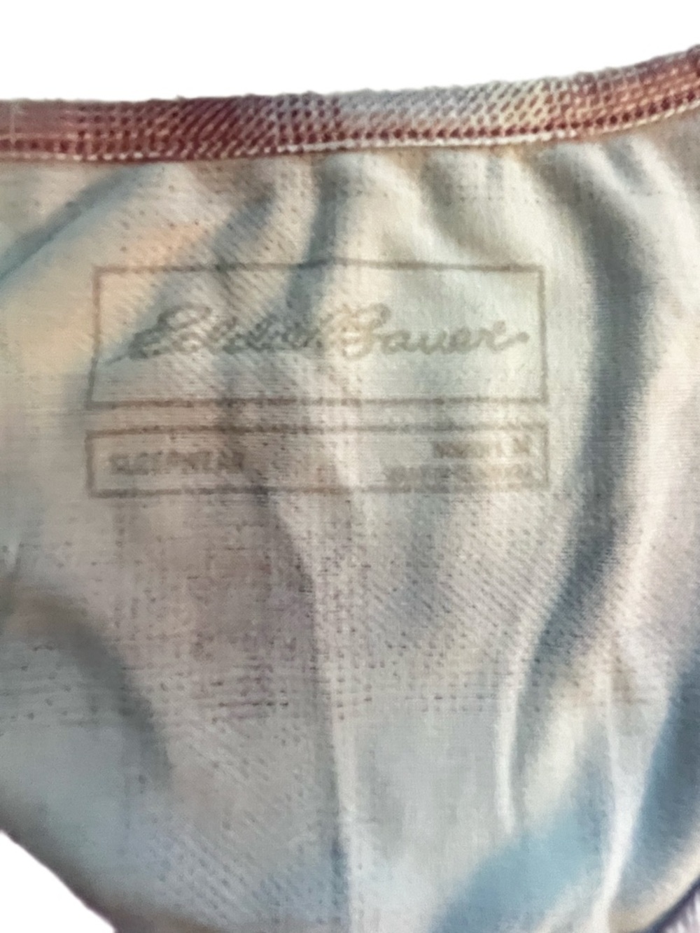 Eddie Bauer M Ultra Soft Mauve Plaid 2 Piece Pajama Set - Picture 4 of 7